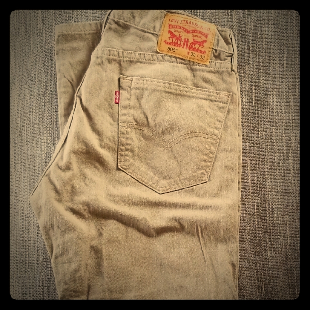 Levi Strauss jeans color is beige